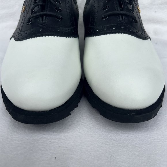 Mizuno men's spikeless golf lace up golf shoes 9527 Size 8.5 Wide EUC - Picture 5 of 10